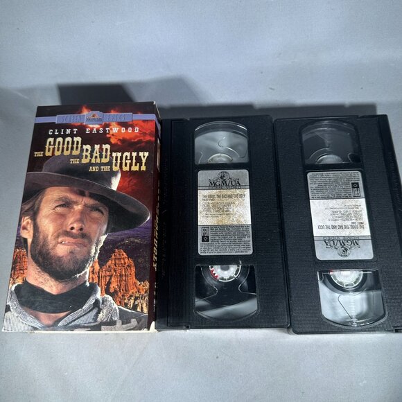The Good The Bad And The Ugly Clint Eastwood MGM UA Home Video VHS 1966 Western - Picture 3 of 3